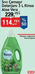 RİNSO SIVI ÇAMAŞIR DETERJANI 3 L
